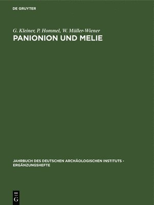 bokomslag Panionion Und Melie