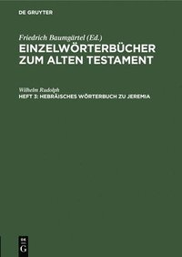 bokomslag Hebrisches Wrterbuch Zu Jeremia