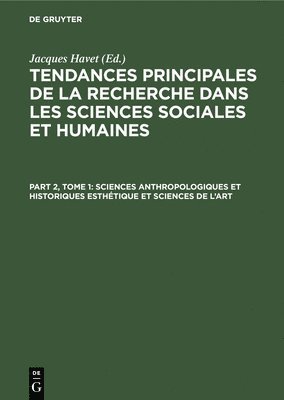 bokomslag Sciences Anthropologiques Et Historiques Esthétique Et Sciences de l'Art