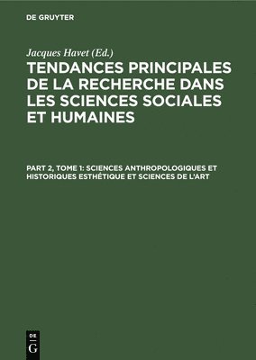 Sciences Anthropologiques Et Historiques Esthtique Et Sciences de l'Art 1