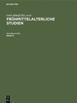 bokomslag Frühmittelalterliche Studien. Band 21