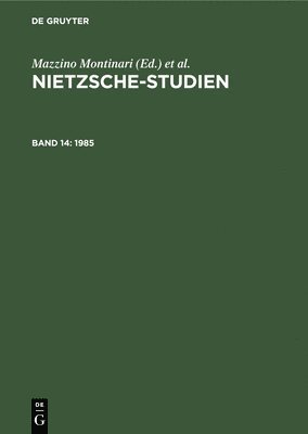 Günter Abel, Werner Stegmaier - 1985, Inbunden
