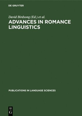 Advances in Romance Linguistics 1