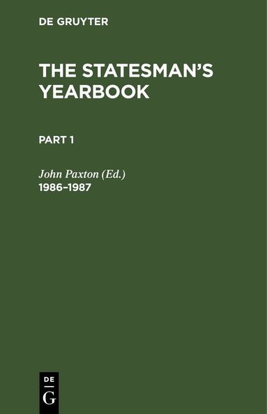 John Paxton - 1986–1987, Inbunden