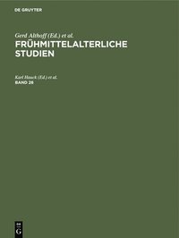 bokomslag Frühmittelalterliche Studien. Band 28