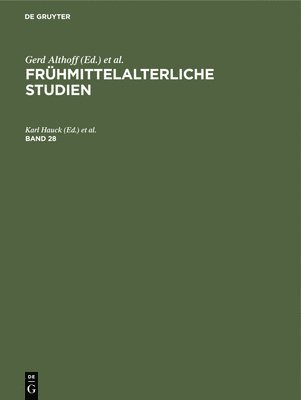 bokomslag Frühmittelalterliche Studien. Band 28