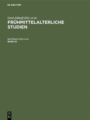 bokomslag Frühmittelalterliche Studien. Band 33