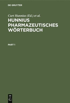 Hermann P T Ammon - Hunnius Pharmazeutisches Wörterbuch, Inbunden