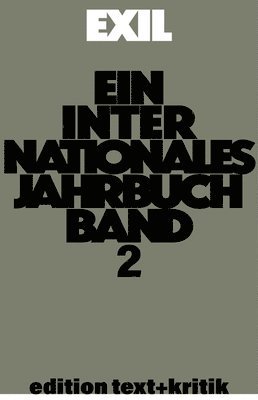 bokomslag Erinnerungen ANS Exil - Kritische Lektüre Der Autobiographien Nach 1933 Und Andere Themen