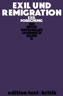 Claus-Dieter Krohn, Et Al, Et Al. - Exil Und Remigration, Häftad