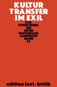 bokomslag Kulturtransfer Im Exil