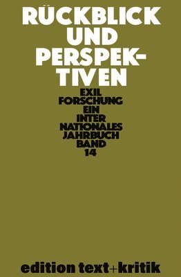 Claus-Dieter Krohn - Rückblick Und Perspektiven, Häftad