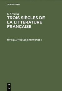 bokomslag Anthologie Franaise II