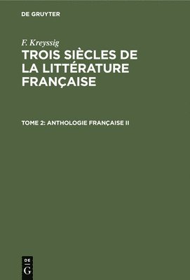 Anthologie Franaise II 1