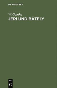 bokomslag Jeri Und Bätely