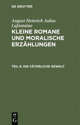 bokomslag Die Väterliche Gewalt