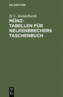 bokomslag Mnz-Tabellen Fr Nelkenbrechers Taschenbuch