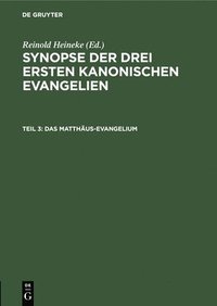 bokomslag Das Matthus-Evangelium