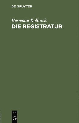 Die Registratur 1