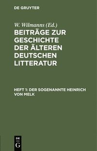 bokomslag Der Sogenannte Heinrich Von Melk