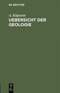 bokomslag Uebersicht Der Geologie