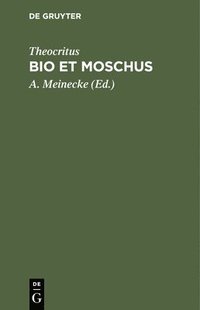 bokomslag Bio Et Moschus