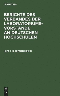 Degruyter - 16. September 1906, Inbunden