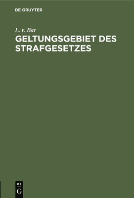 Geltungsgebiet Des Strafgesetzes 1