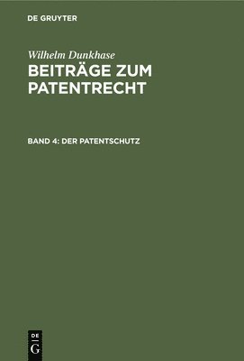bokomslag Patentschutz