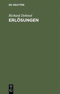 bokomslag Erlösungen