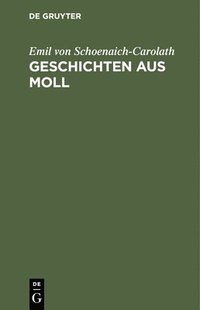 bokomslag Geschichten Aus Moll
