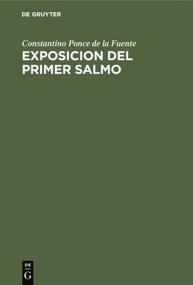 bokomslag Exposicion del Primer Salmo