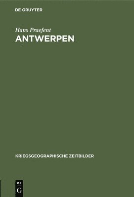 Hans Praefent - Antwerpen, Inbunden