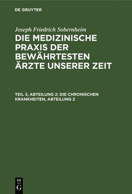 Die Chronischen Krankheiten, Abteilung 2 1