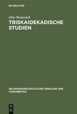 Triskaidekadische Studien 1