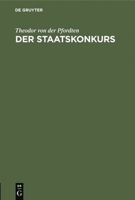 bokomslag Der Staatskonkurs