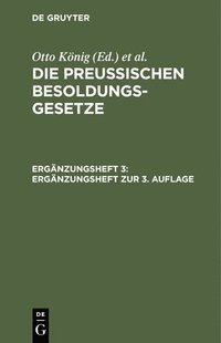 bokomslag Ergnzungsheft Zur 3. Auflage
