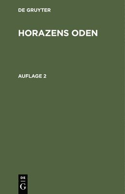 Horazens Oden 1