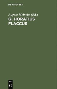 bokomslag Q. Horatius Flaccus