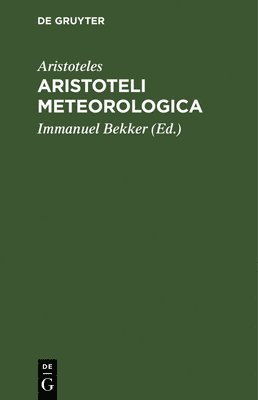 bokomslag Aristoteli Meteorologica