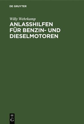 bokomslag Anlahilfen Fr Benzin- Und Dieselmotoren