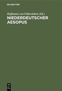 bokomslag Niederdeutscher Aesopus