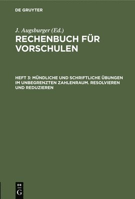 bokomslag Mndliche Und Schriftliche bungen Im Unbegrenzten Zahlenraum. Resolvieren Und Reduzieren