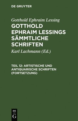 bokomslag Artistische Und Antiquarische Schriften (Fortsetzung)