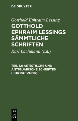 Artistische Und Antiquarische Schriften (Fortsetzung) 1