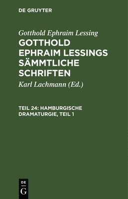 bokomslag Hamburgische Dramaturgie, Teil 1