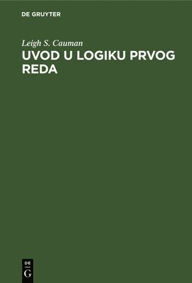 bokomslag Uvod U Logiku Prvog Reda