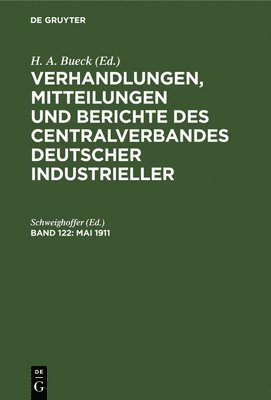 Schweighoffer - Mai 1911, Inbunden