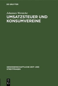 bokomslag Umsatzsteuer Und Konsumvereine