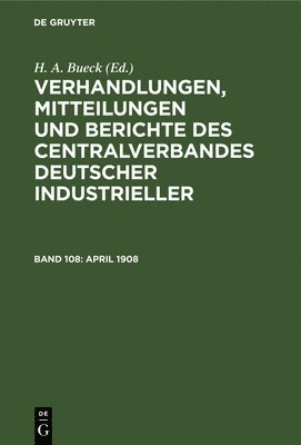 H A Bueck - 4/1/08, Inbunden